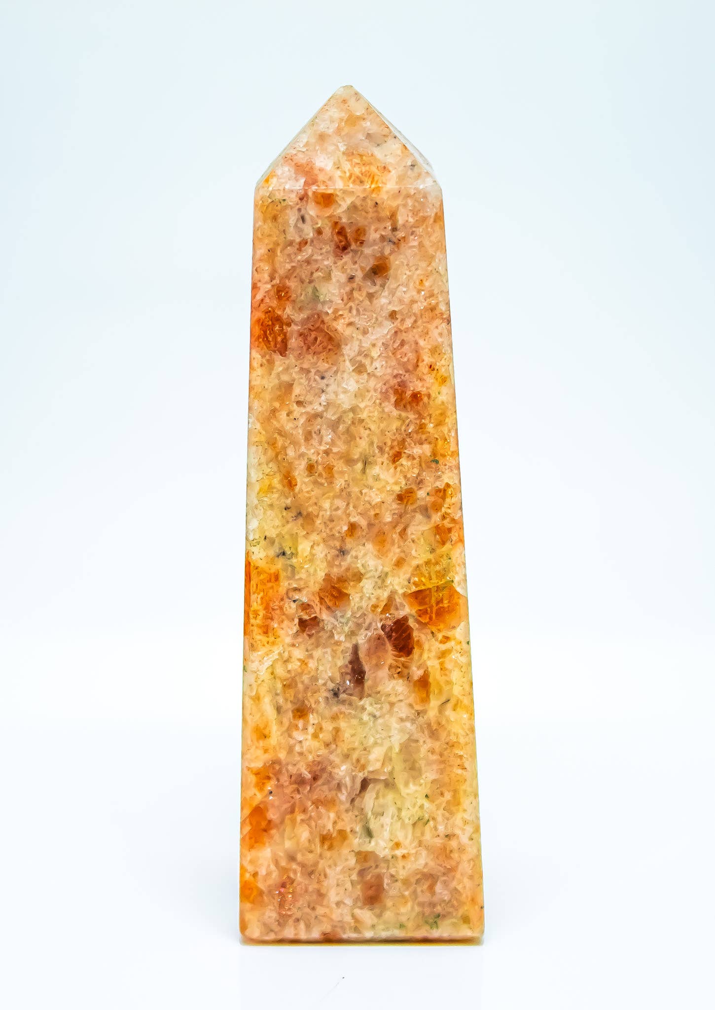 Quasar Gems USA – Großhandel Spiritueller Stein/Kristall – Turmobelisk aus Edelstein, 4-seitig1