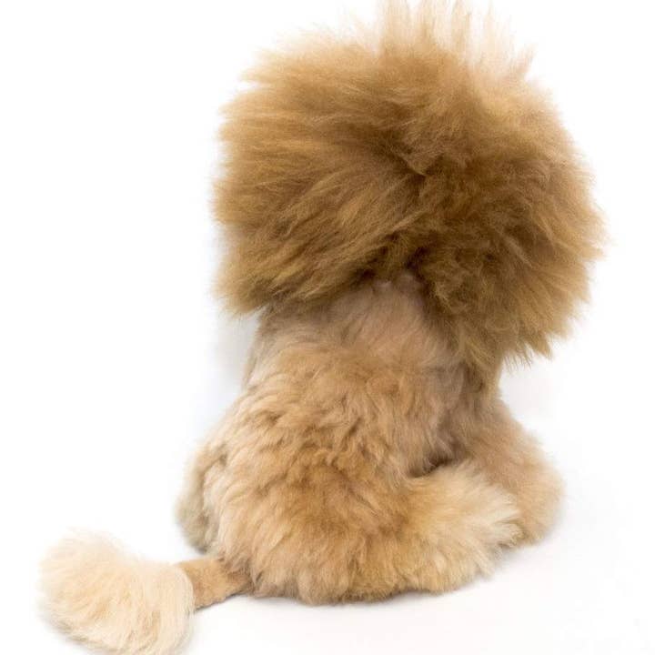 MODA LATINA - Wholesale Stuffed/Plush Toy - Kids & Baby - Fluffy and beautiful Baby Alpaca Fur Lion soft handmade lion1