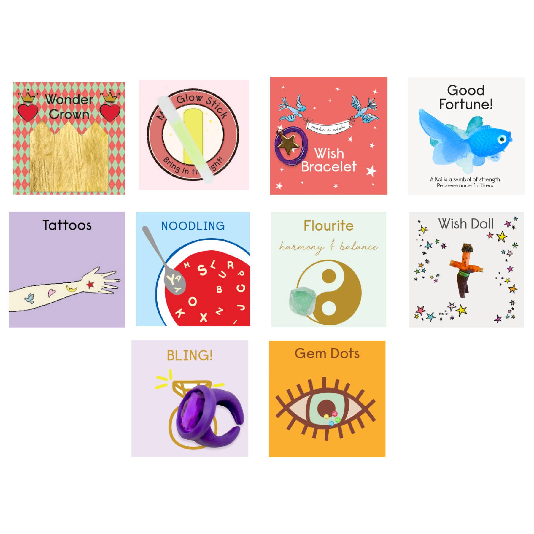 TOPS Malibu - Wholesale Party Favor - 10 Little Surprizes™ Assortment Bag - Birthday1