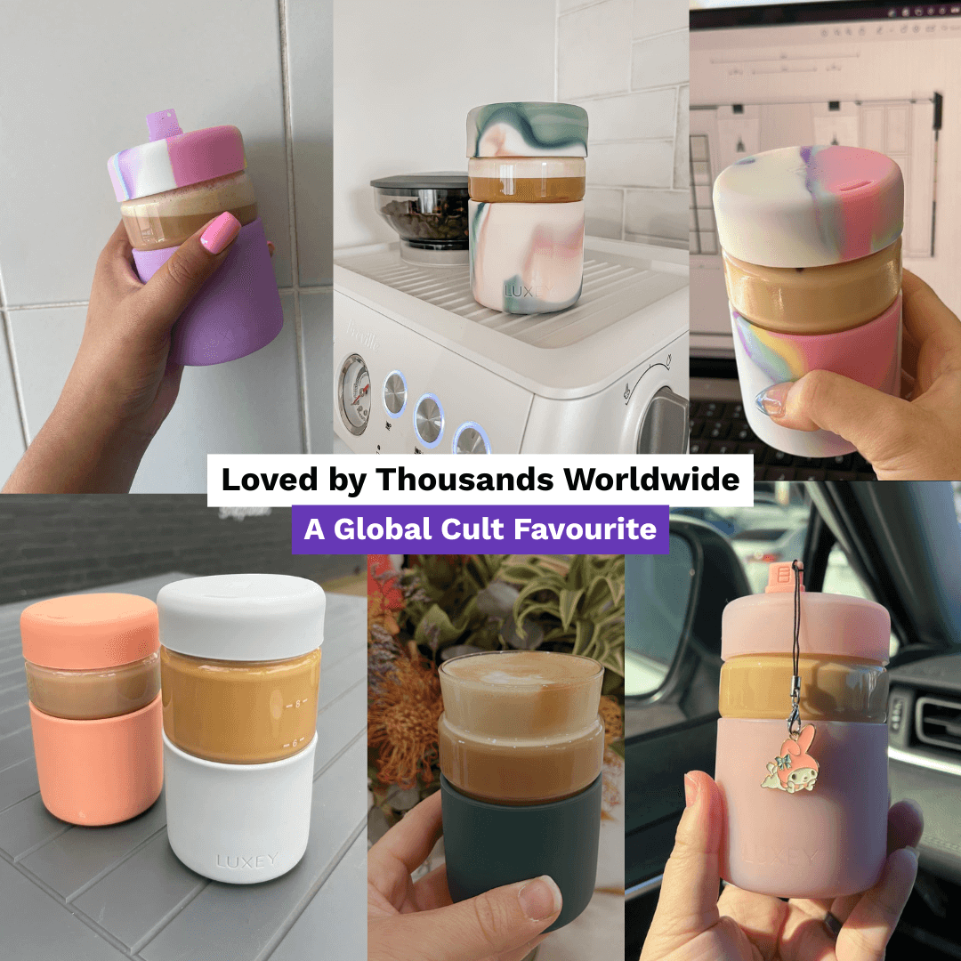 Luxey Cup - Vente Gourde/bouteille isotherme - LIME - Tasse à café réutilisable régulière 8oz13