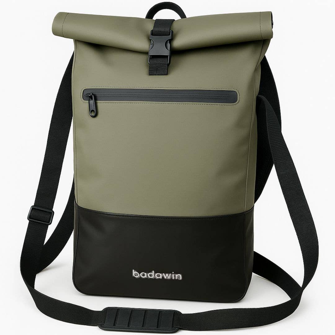 BADAWIN – Engroshandel Tilbehør til cykling – BADAWIN Ancel Badawin khaki grøn cykeltaske/pung2