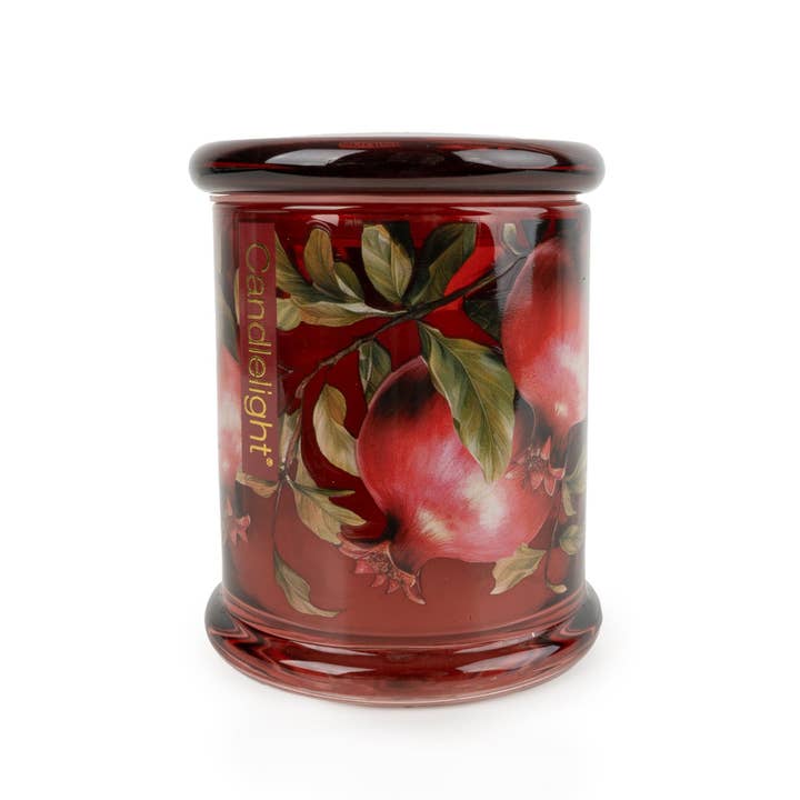 Large Glass Jar - Orchard Forest Pine & Pomegranate 6pk for wholesale by Candlelight Products Ltd