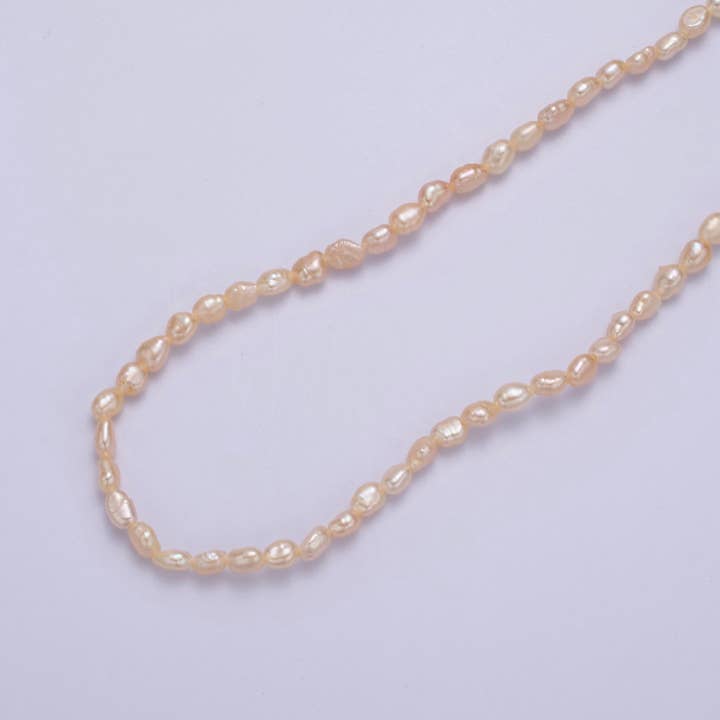 Collier ras du cou Dainty Pearl, perle d'eau douce WA705 pour la vente par Aim Eternal