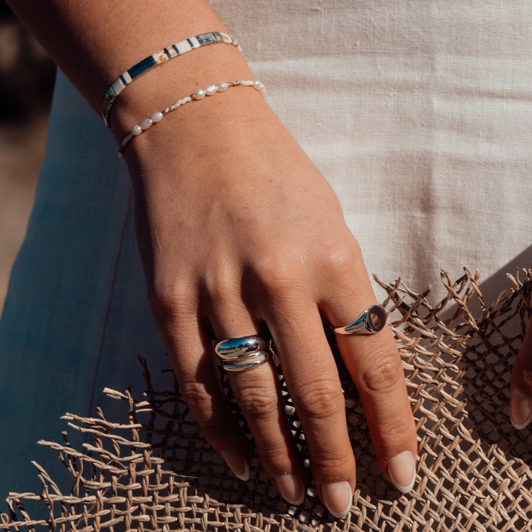 BOWERBIRD JEWELS - Wholesale Band/stacked ring - Silver Split Shank Ring3