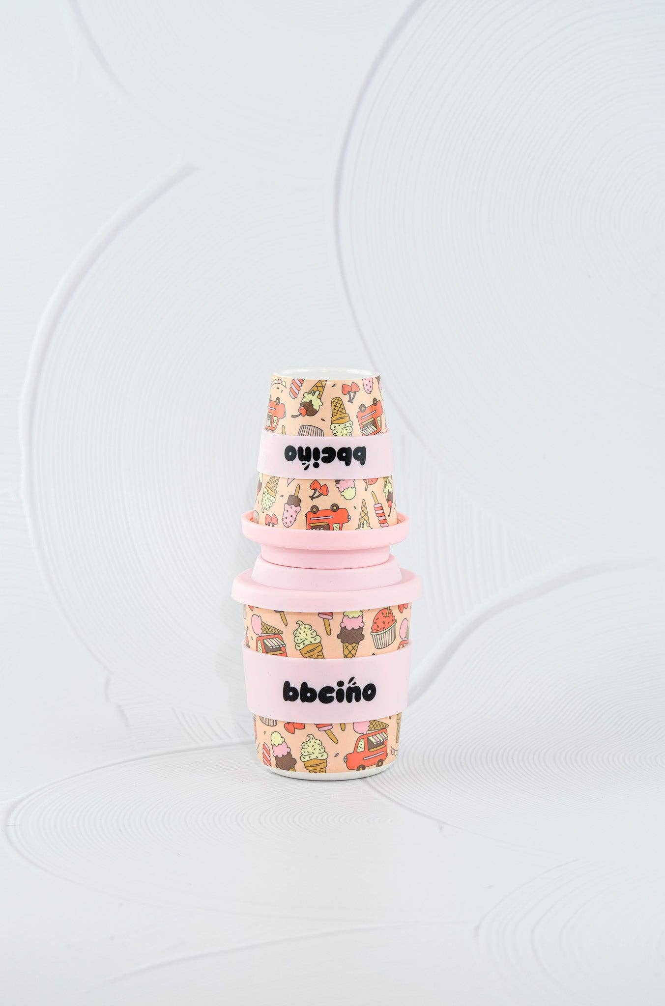 BBcino - Wholesale Drinking glass/cup – Kids & Baby - Scoops in Pink Kids Keep Cup - 240ml (STRAW INCLUDED)4