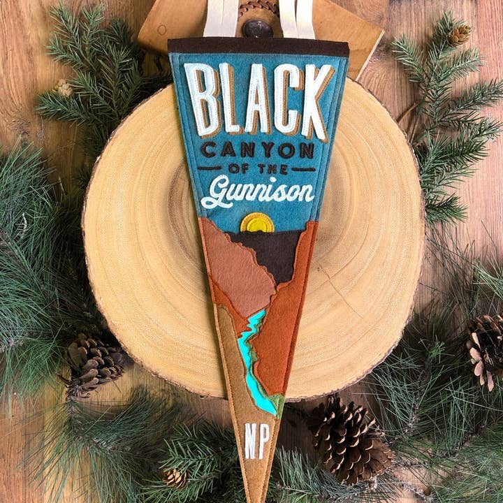 Black Canyon van het Gunnison National Park Wimpel voor wholesale door Yoho & Co.