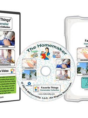 Dementia Friendly - Homemaker DVD & Photo/Activity Cards for wholesale by MEternally