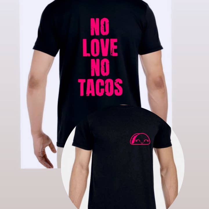 Axle Rose Co - Wholesale Sublimation Transfer - No Love No Tacos transfer