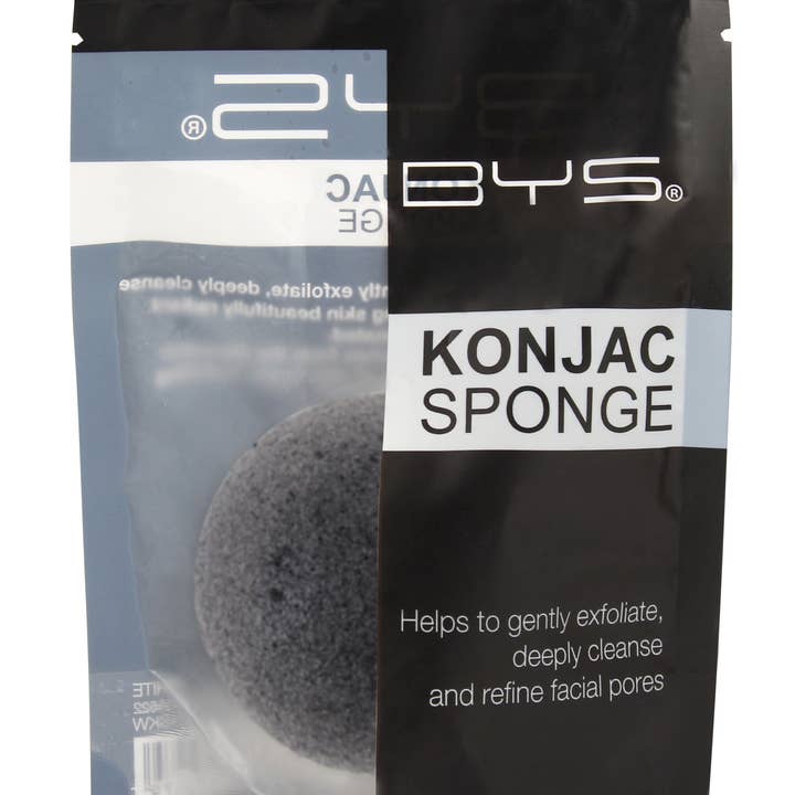 Beauty Pro - Wholesale Facial Cleanser - BYS Konjac Sponge Black1