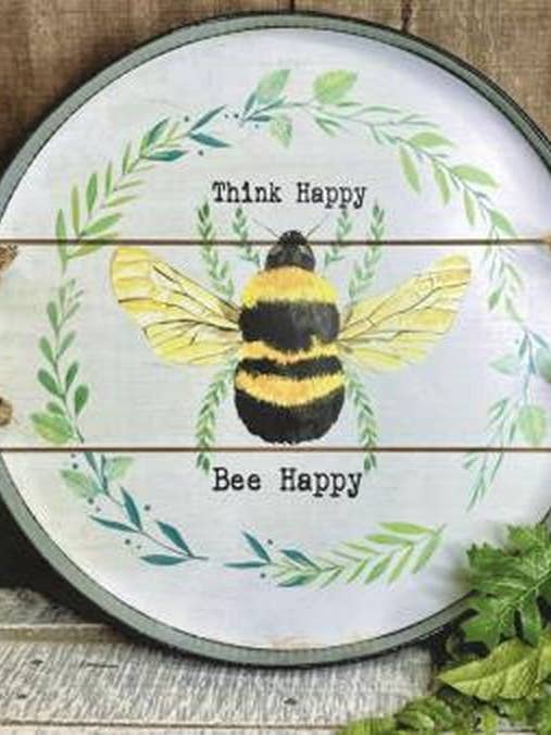 16" Bee Decorative Tray for wholesale by DNS Designs