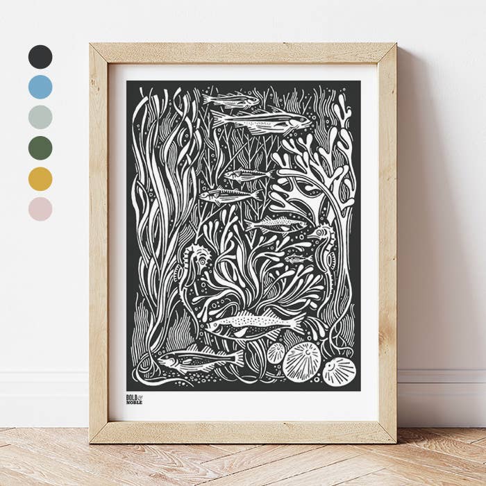 'Marine' museum quality, coastal art print for wholesale by Bold & Noble