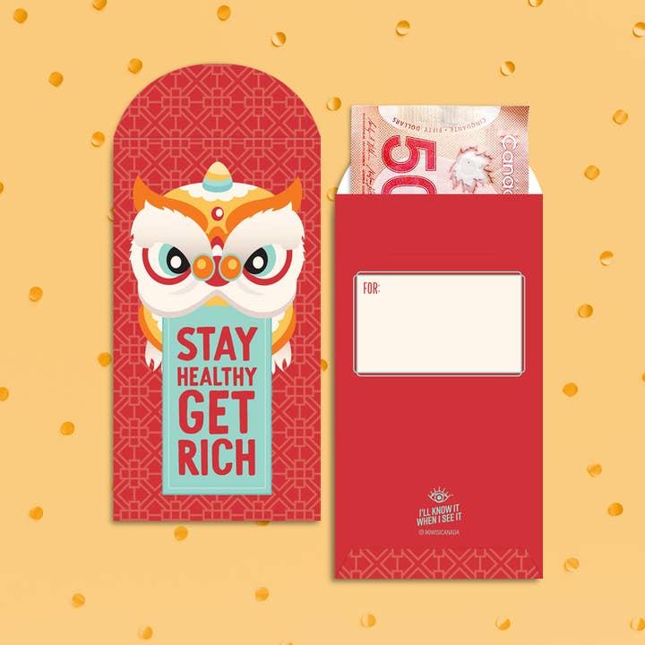 I'll Know It When I See It - Wholesale Envelopes - Stay healthy get rich lunar new year red envelopes1