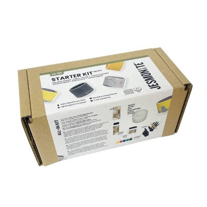 Jesmonite AC100 Set – runde Kerzenhalter für den Großhandel von La Petite Épicerie