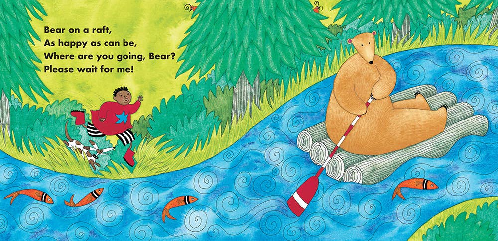 Barefoot Books - Wholesale Preschool Book (3-5) - Bear on a Bike3