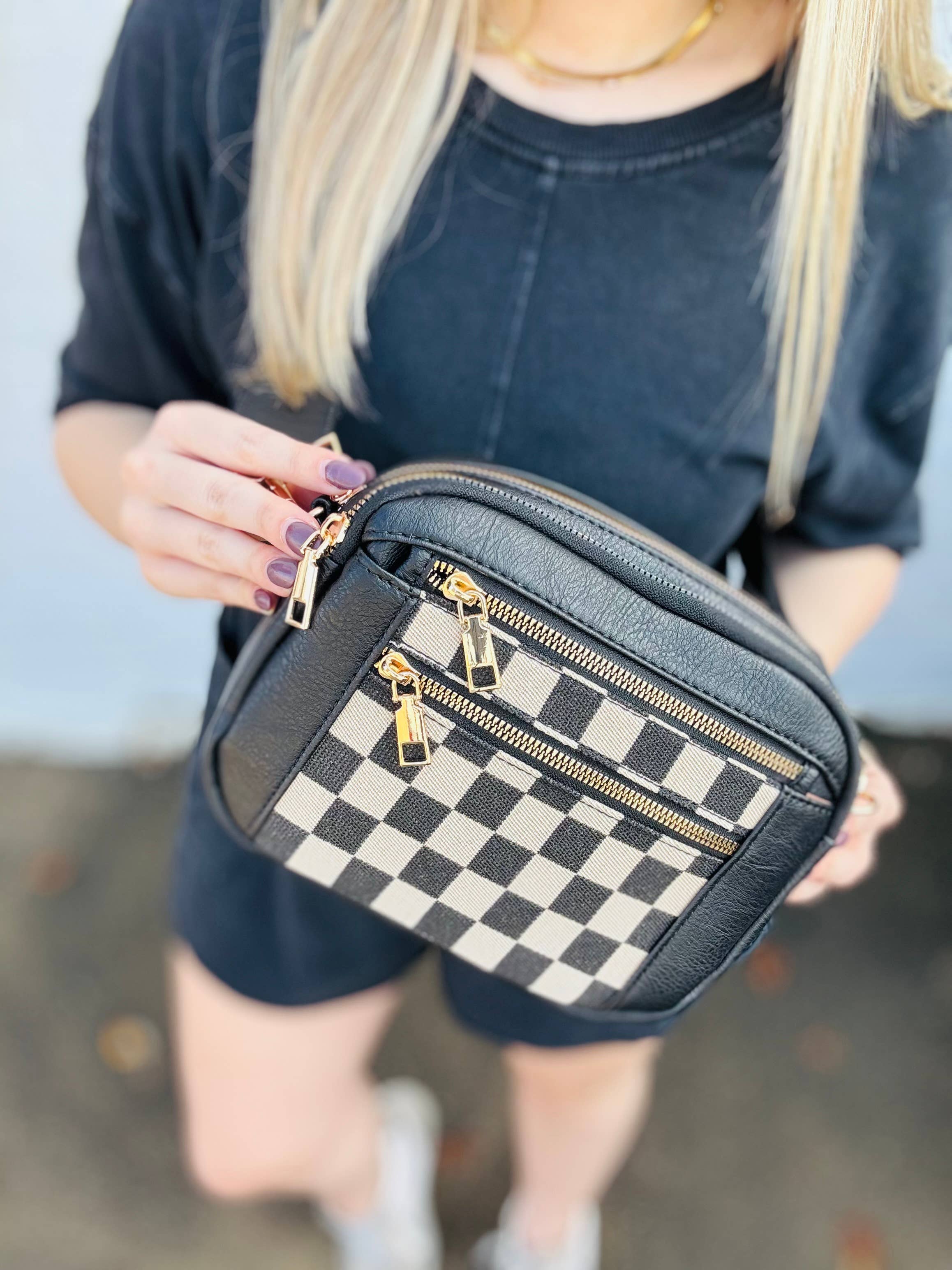 Kaydee Lynn LLC - Wholesale Crossbody Bag - Women's - Checkmate Crossbody0