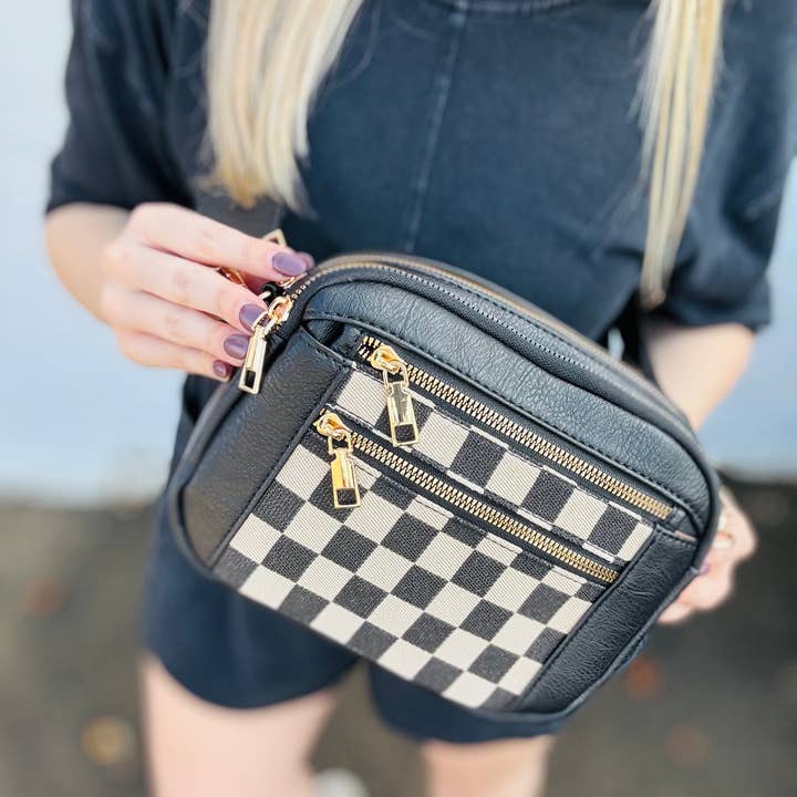 Kaydee Lynn LLC - Wholesale Crossbody Bag - Women's - Checkmate Crossbody