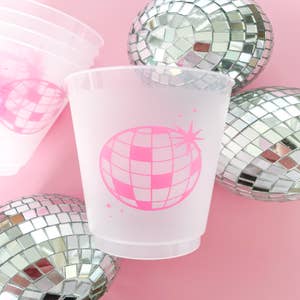 Disco Ball Cups with Lids, Straws, Name Tags, Cocktail Cups for  Bachelorette Party, Disco Ball Sipper Cups for Vacation, New Years' Eve  Disco Ball Cups for Party Bulk, Gold 