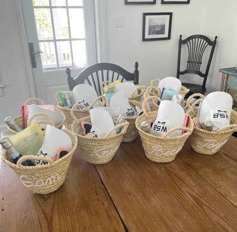 Mikwi - Wholesale Beach Bag - Personalized Beach Bag, Customized Straw - Palm Leaf Basket2