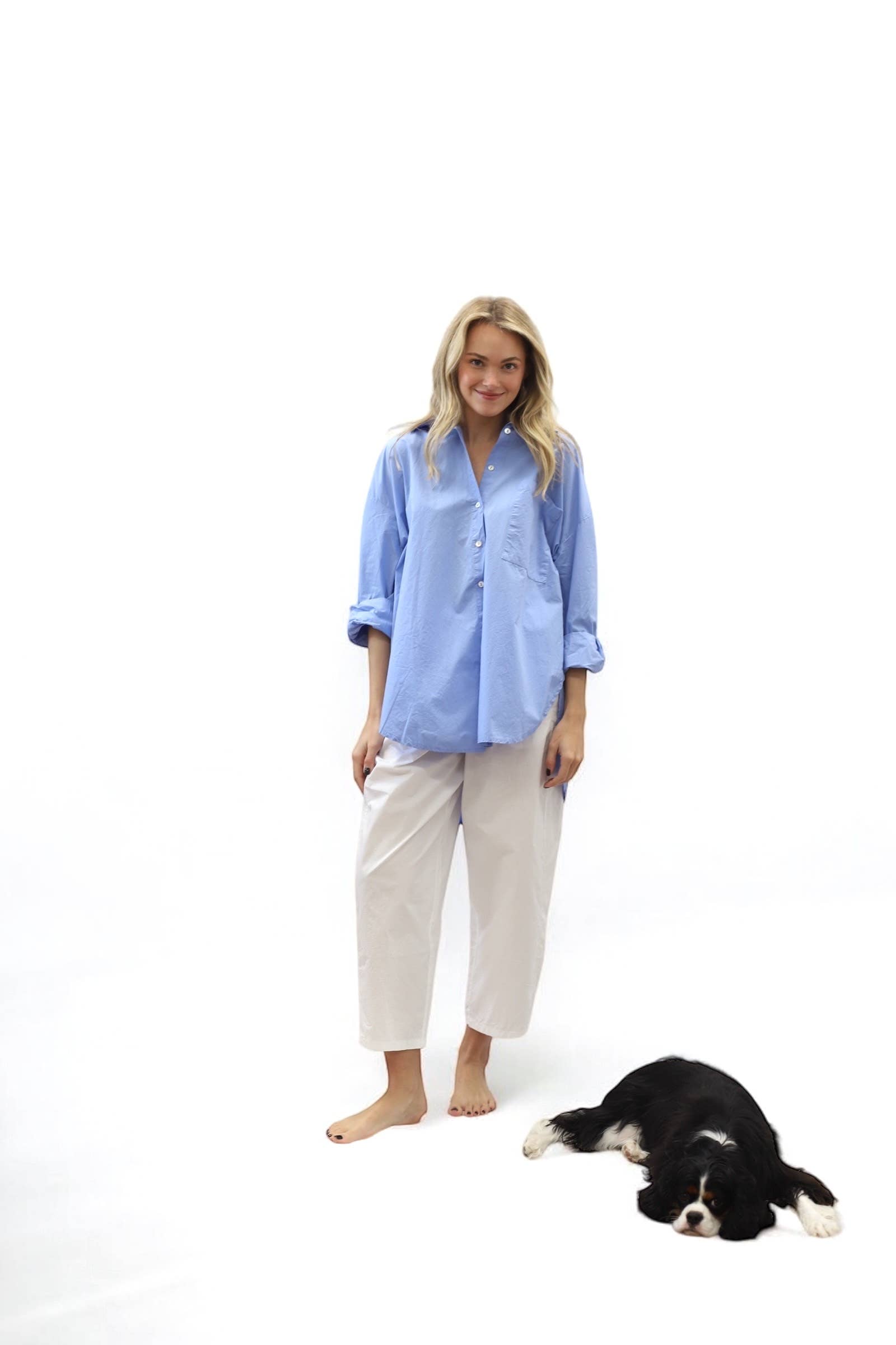 DORSEA - Wholesale Button Down Shirt - Women's - Poppy Button Down3