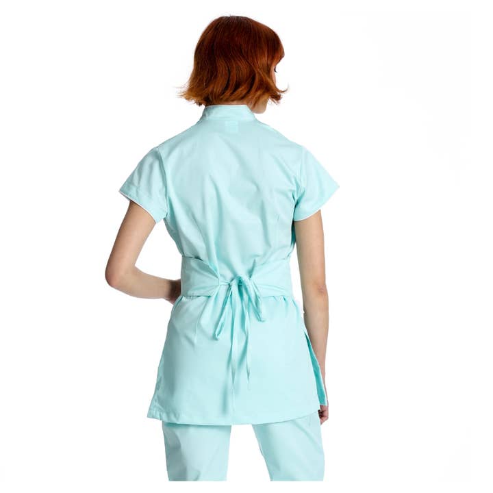 West Rose abbigliamento professionale - Wholesale Apron - JASMINE GREEN TIFFANY WORK KIMONO2