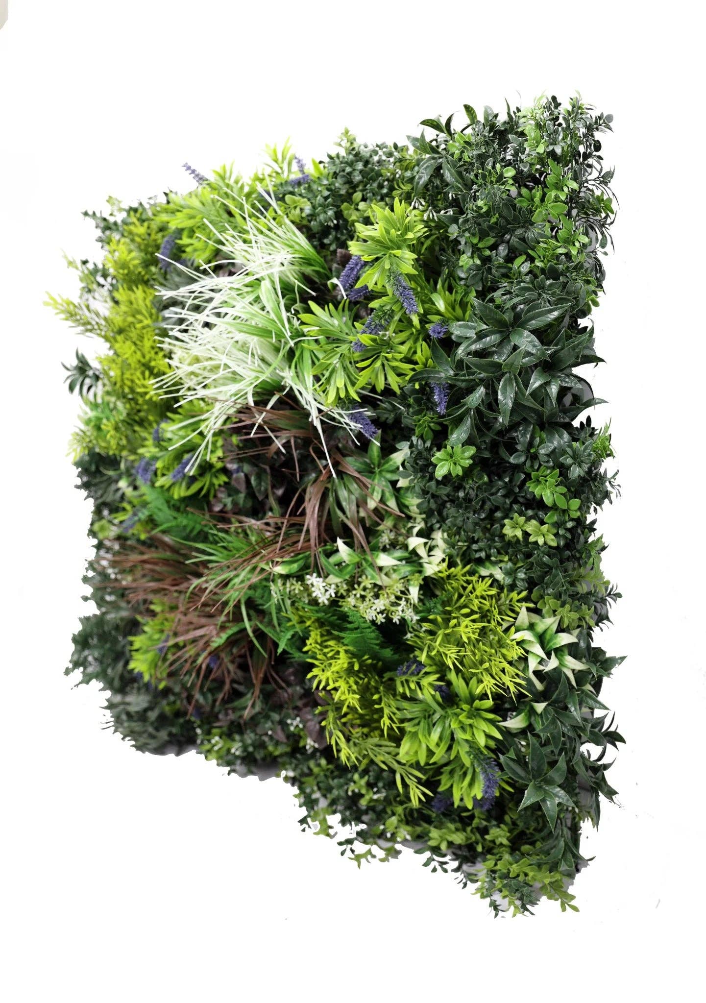 Designer Plants - Wholesale Artificial Plant - Tropical Forest Artificial Vertical Garden / Green Wall Panel 35" x 35" UV Resistant (Fire Retardant)2