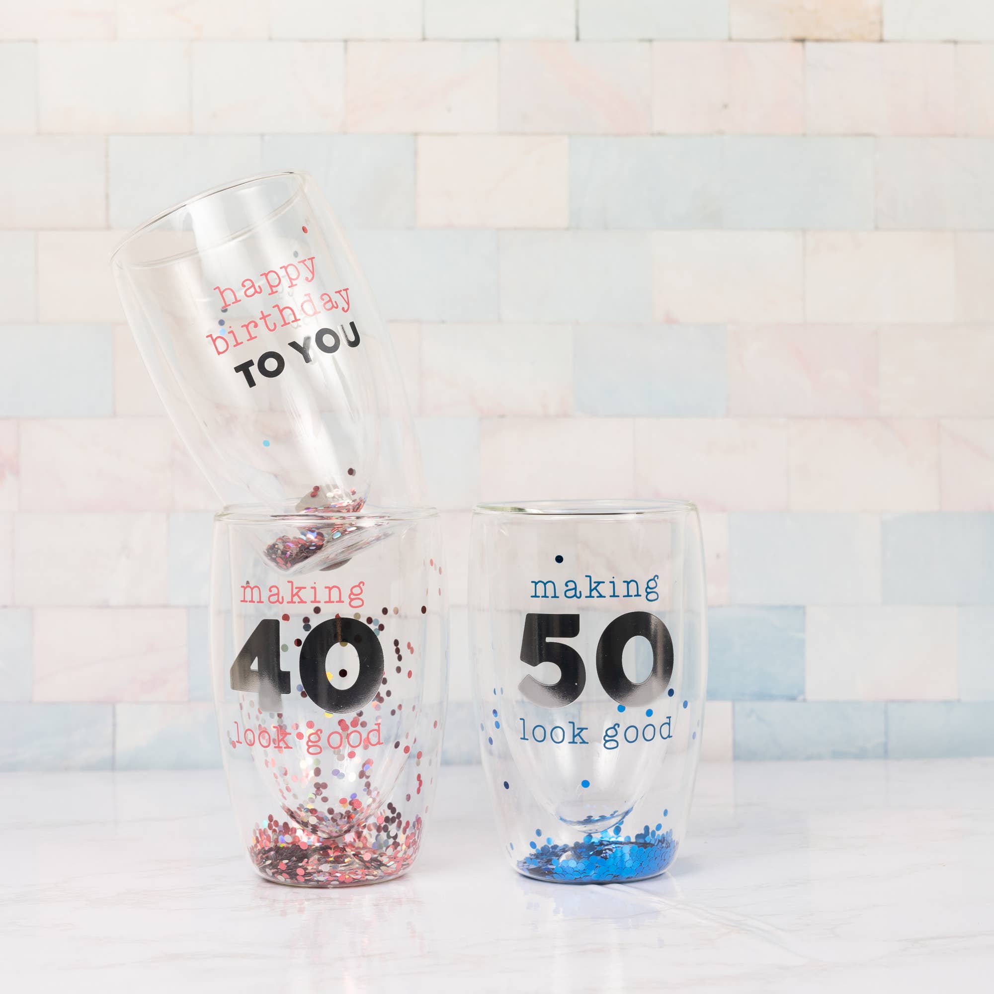 Pavilion - Vente Verre/tasse - Joyeux anniversaire - Verre à double paroi de 14 oz3