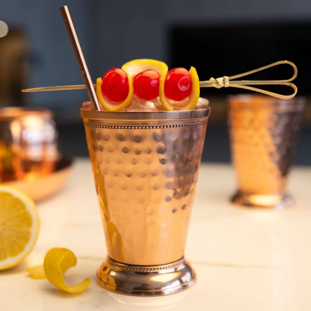 Specter & Cup - Wholesale Cocktail/Liquor Glass - Valia copper mug set — 4x cocktail cups + accessory set10