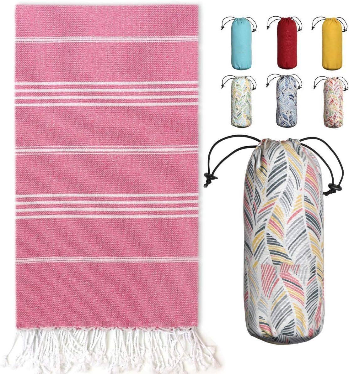 Gypsy Soul - Wholesale Beach Towel - Turkish Towel With Travel Pouch - 12 Assortment7