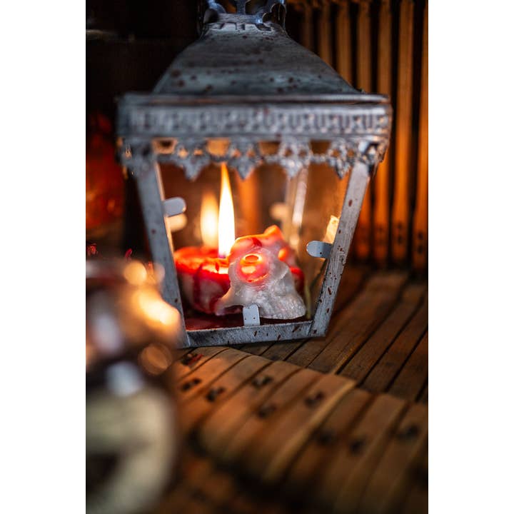 Costurero Real - Vendita all'ingrosso Candele regalo - Decorazione per Halloween, candela, teschio, strega sanguinante, samhain gotico3