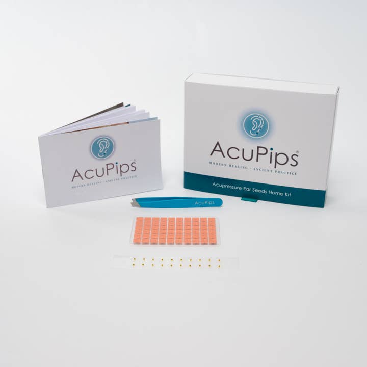 AcuPips - Wholesale Acupuncture Supplies - Gold Plated/Natural Ear Seed Kit for Everyday Wellbeing