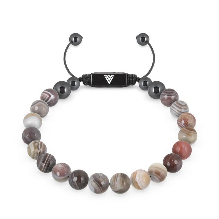 Botswana Agate Shamballa Bracelet for wholesale by VOLTLIN