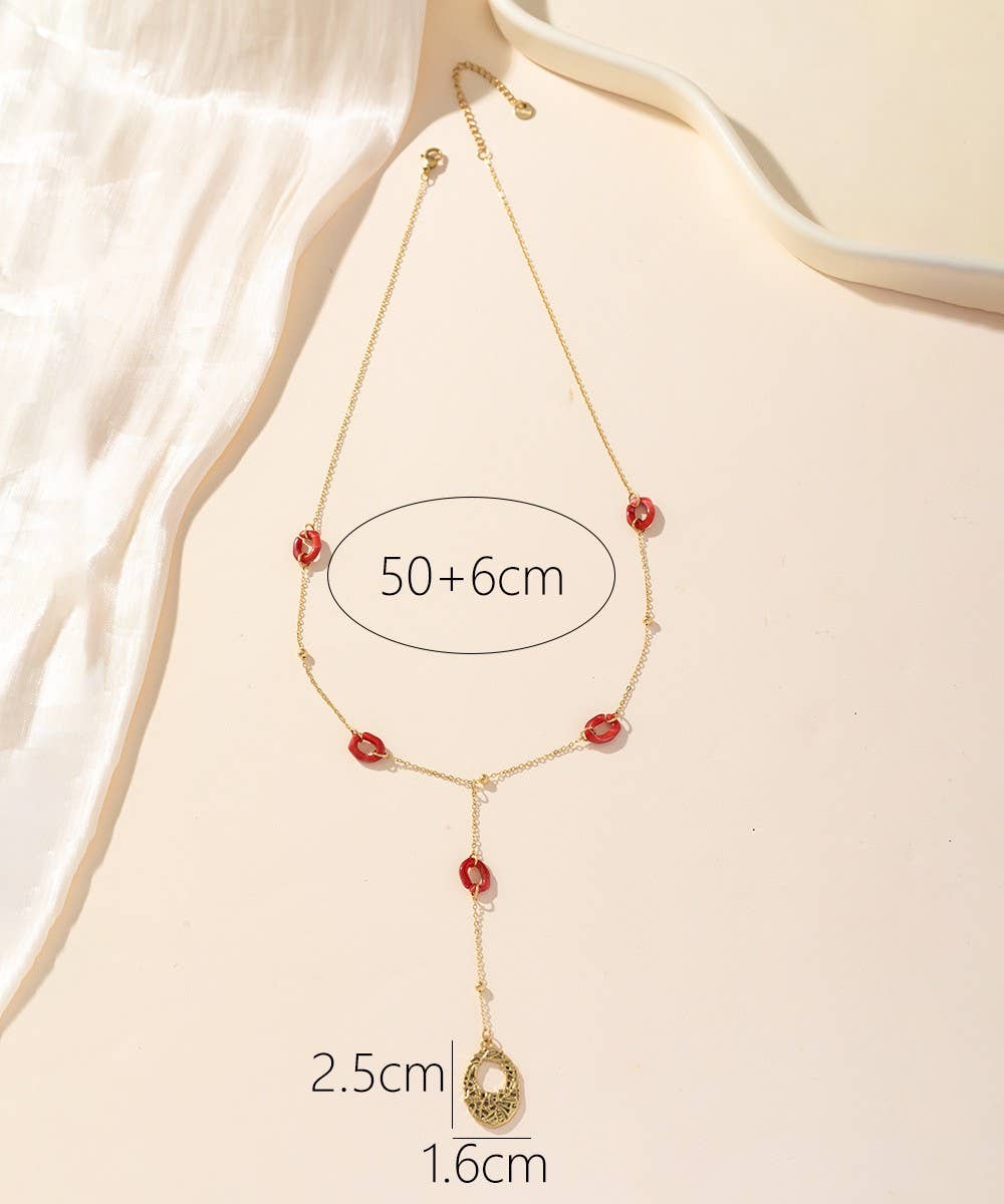 Blossom bijoux - Vente Sautoir et collier en Y - Collier Y Acier 24CCA0120