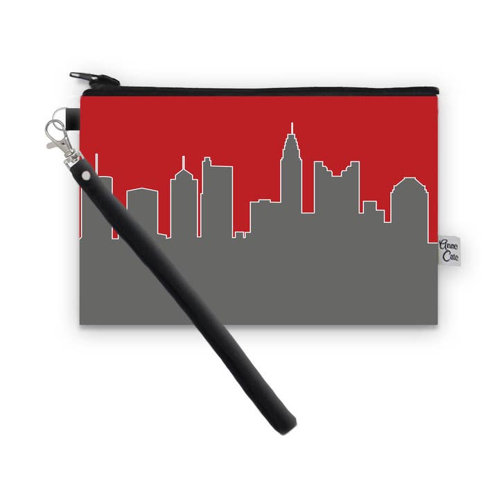 Ohio College Football Columbus Skyline Game Day Wristlet for wholesale by Anne Cate