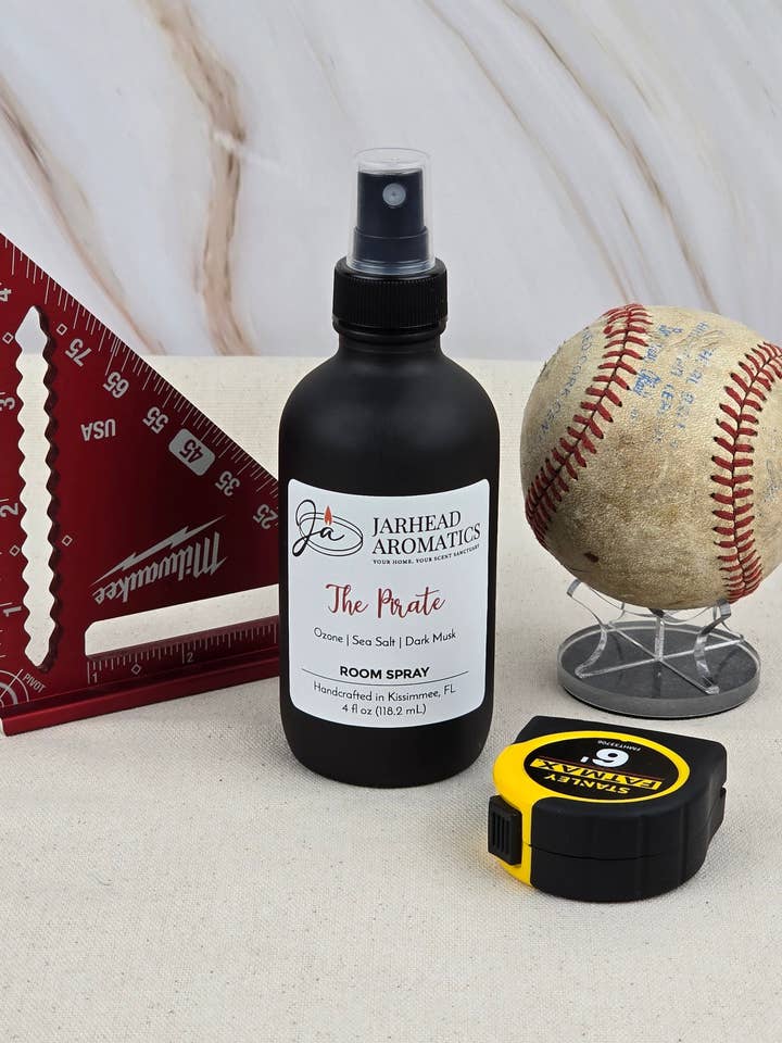 The Pirate - Room Spray - Man Cave Collection for wholesale by Jarhead Aromatics LLC