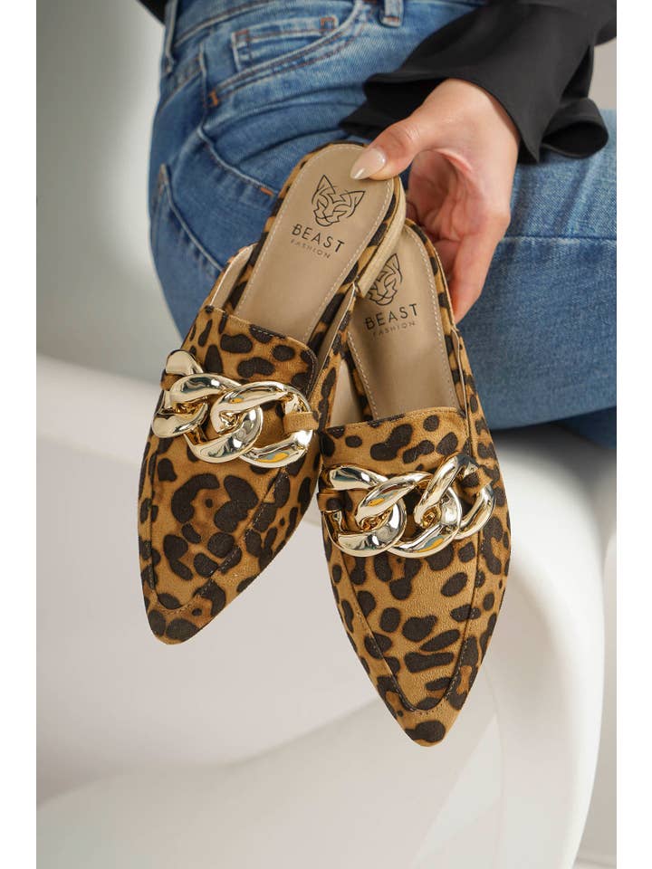 BEAST FASHION - Wholesale Mules - Women's - GEM-36 Chain Detail Mules27