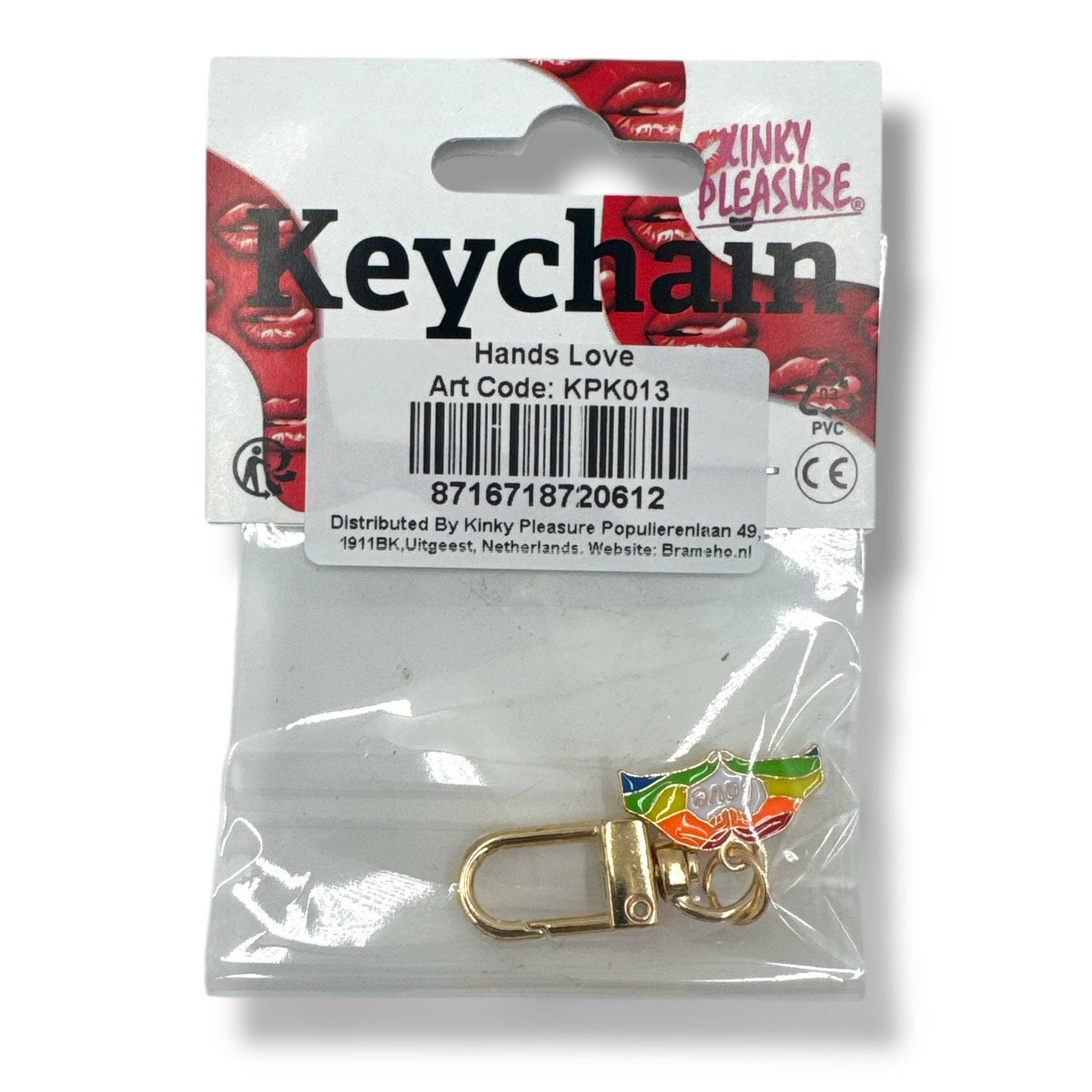 Kinky Pleasure - Wholesale Keychain - Unisex - Kinky Pleasure - KPK013 - Keychain - Hands Love1