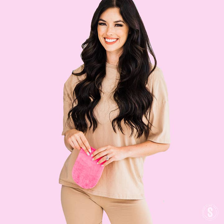 Sugar Glow Tan - Wholesale Exfoliating Gloves/Mitts - Pink Mitt2