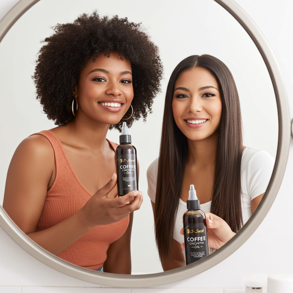 S-Secrets - Wholesale Hair Oil - Coffee Hair Growth Oil 4oz - Scalp Stimulator with Herbs, Biotin & Essential Oils for All Hair Types12