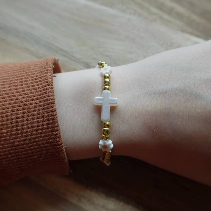 Kindness On Cotton - Wholesale Beaded Bracelet - Cross Beaded Bracelet – Handmade Christian Jewelry1