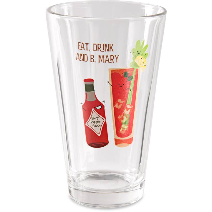 Pavilion - Wholesale Cocktail/Liquor Glass - Bloody Mary - 16 oz Pint Glass Tumbler
