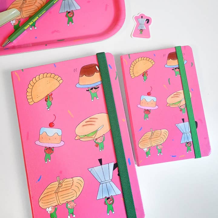 Natali Koromoto - Wholesale Notebook - "Food on Parade" Hardcover Notebook5