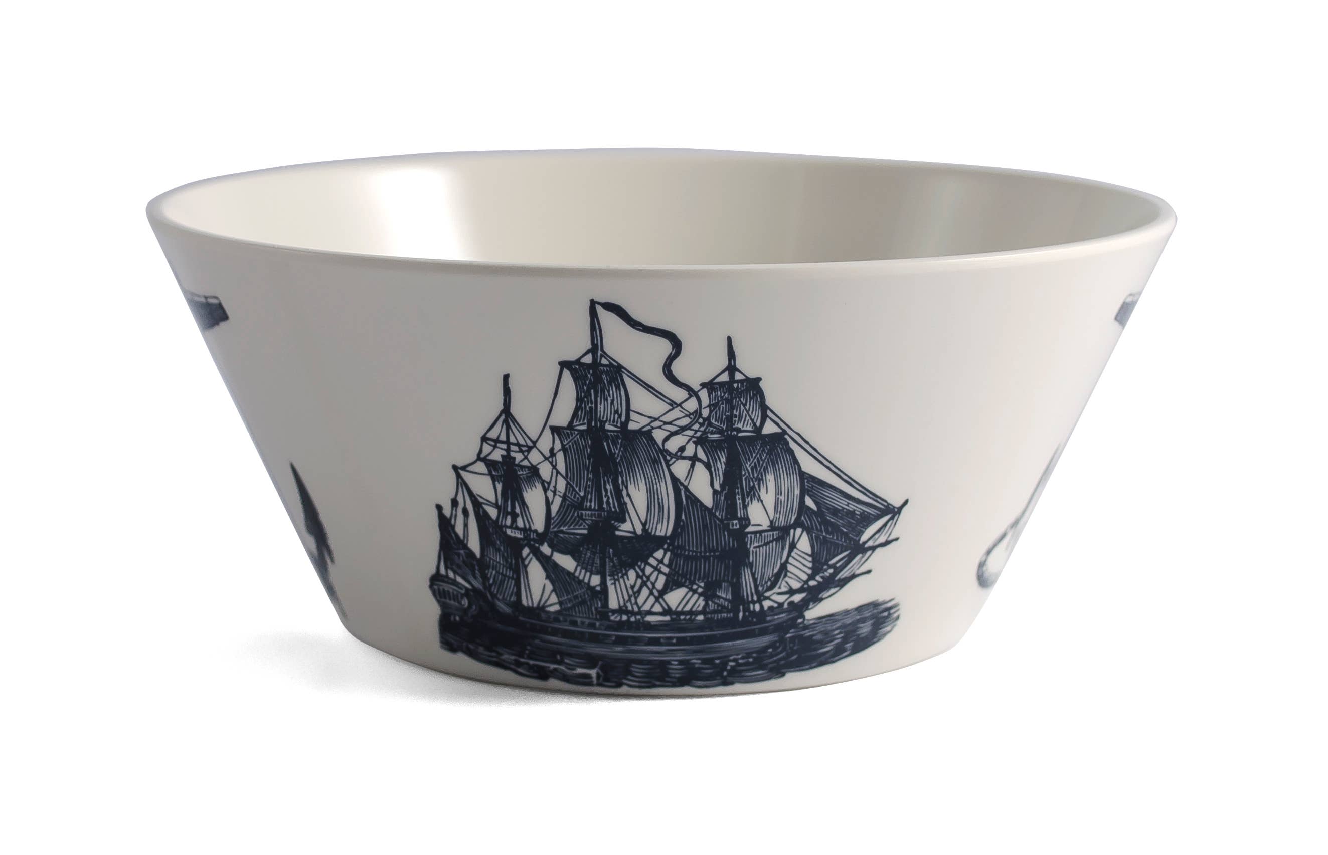 THOMASPAUL - Wholesale Serve Bowl - Scrimshaw Melamine Large Serving Bowl