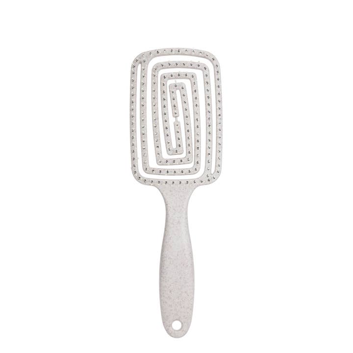 STELLA GREEN - Vente Peigne/brosse à cheveux - Brosse démêlante spirale en fibre de blé0
