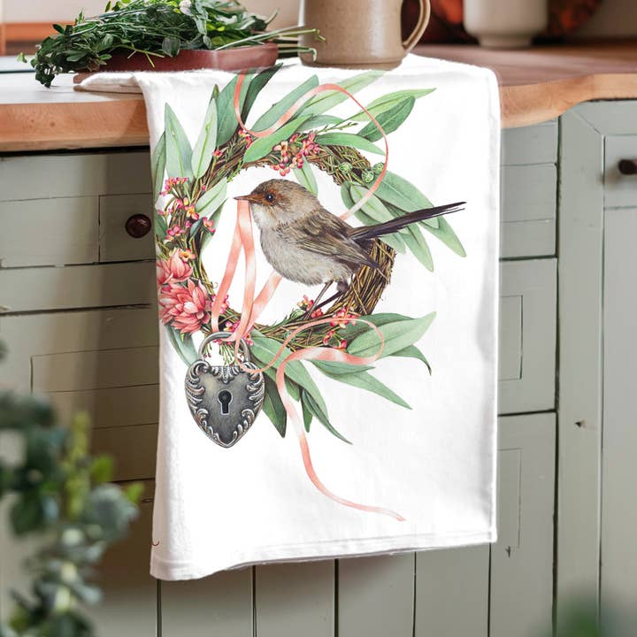 Prachtstaffelschwanz - Geschirrtuch für den Großhandel von Hayley Wilson