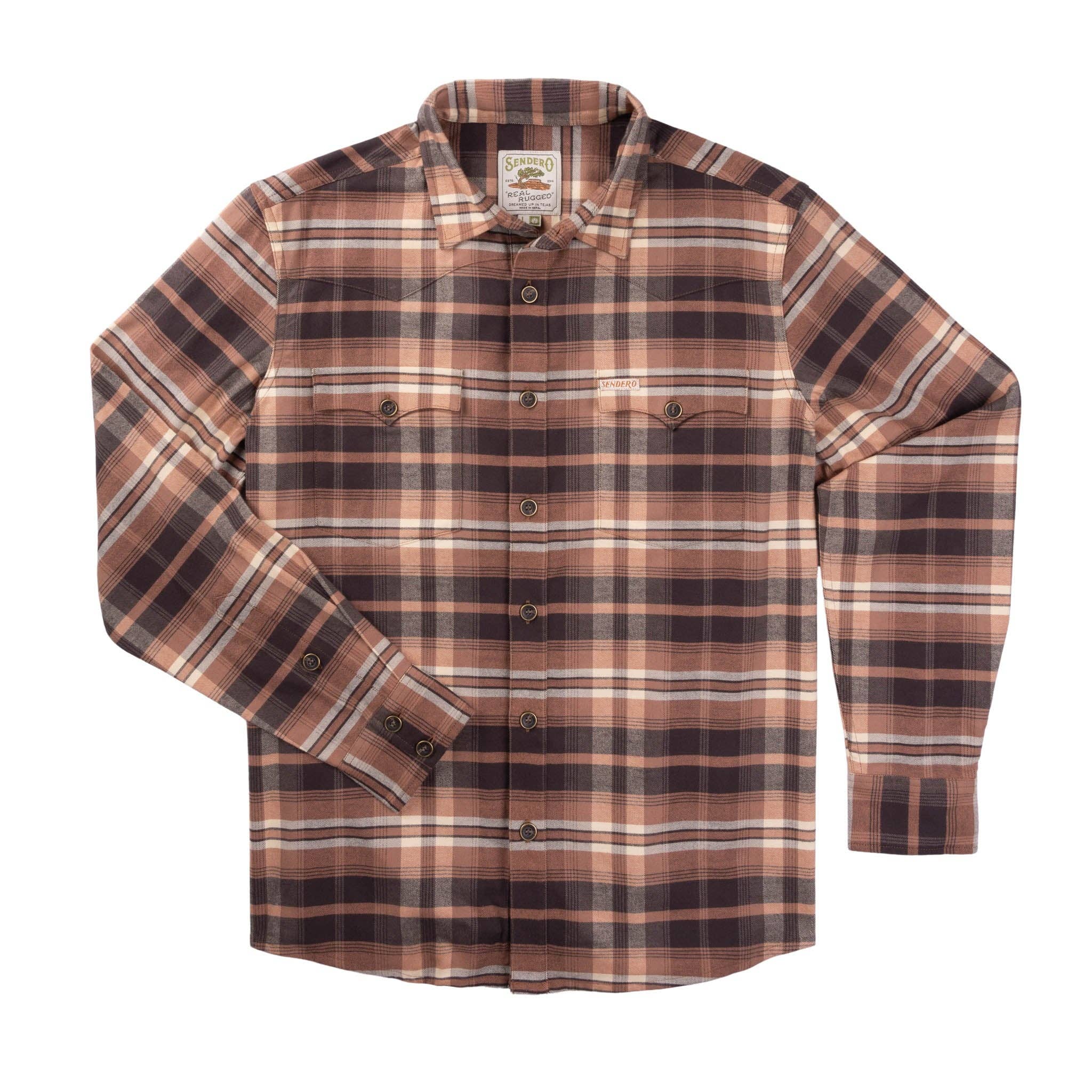 Sendero Provisions Company - Vente Chemise à col boutonné – homme - Flanelle extensible Moab6
