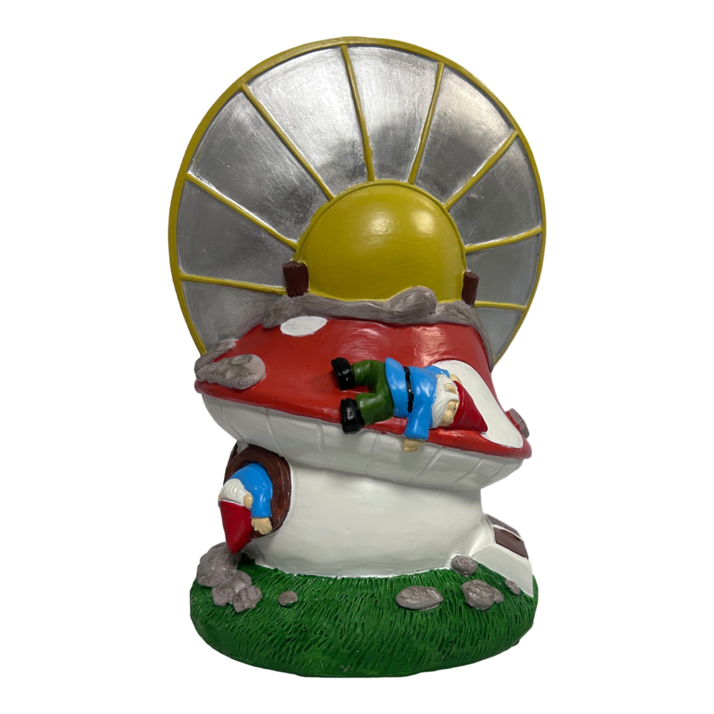 203 Brands - Wholesale Garden Gnome - Gnometastic UFO Crash Landing Garden Gnome1
