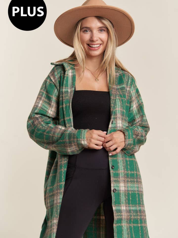 Madelyn - Vendita all'ingrosso Giacca - Donna - LEJ1987BX - GIACCA IN FLANELLA PLUS SIZE8