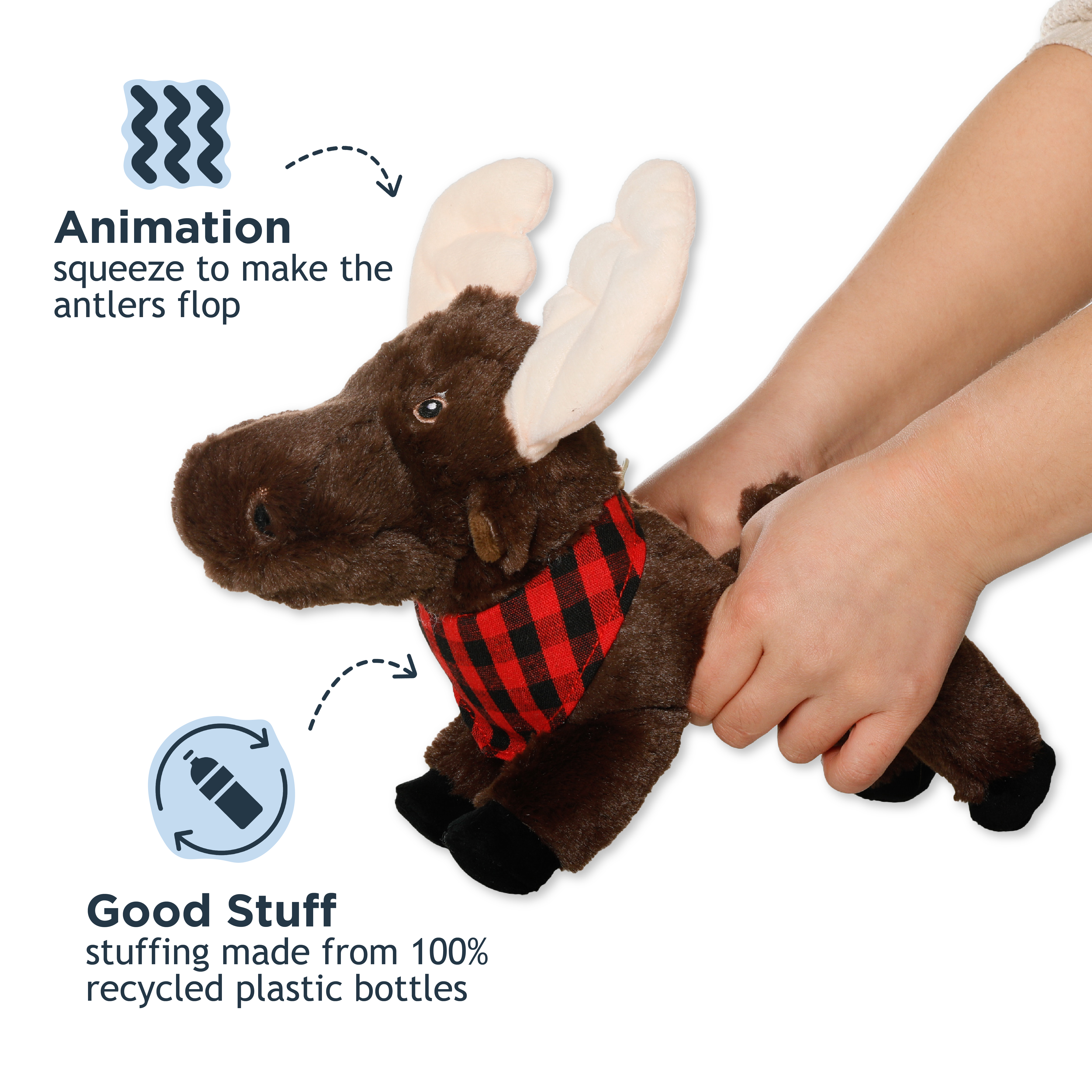 Tall Tails – wholesale Mjukisdjur - Hund – Animerad älghundleksak3