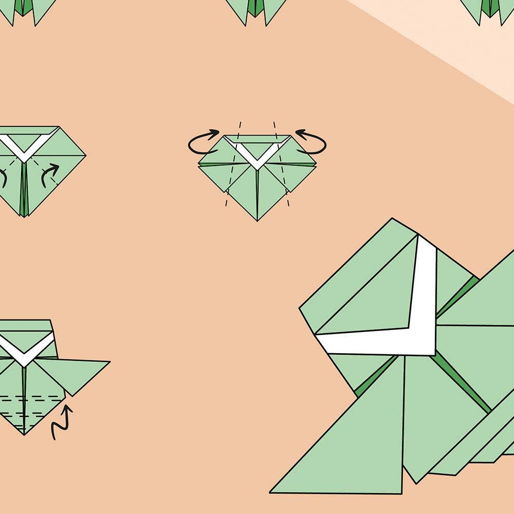 FROG POSTERS - Wholesale Poster - Origami Cicada Poster3