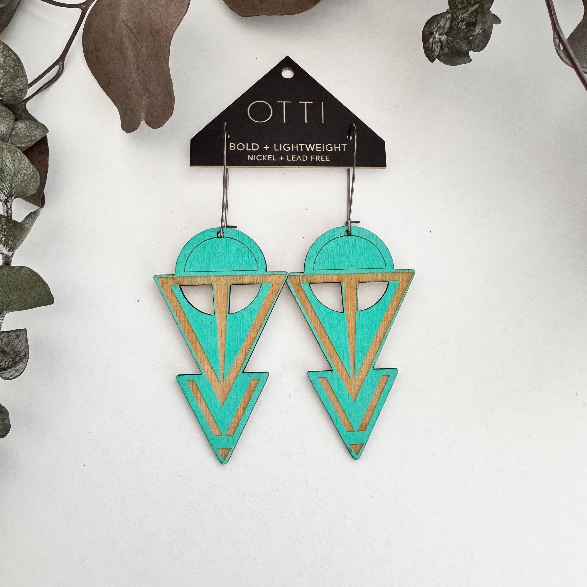OTTI - Wholesale Dangle Earrings - Lightweight Architectural Earrings: COVEN (3 color options)7